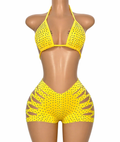 Yellow Shorts Set
